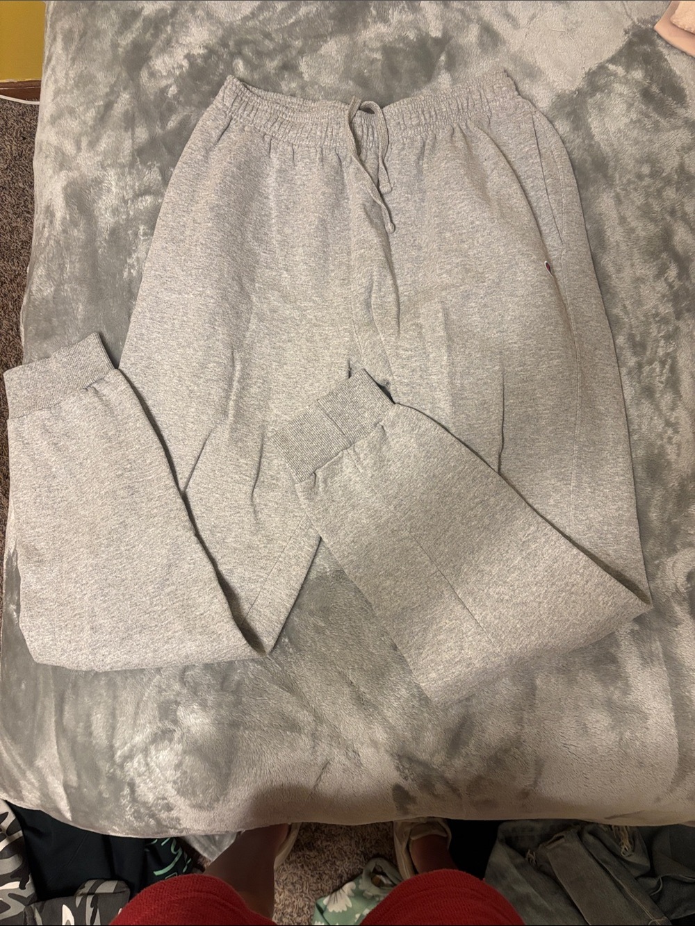 Champion Gray Drawstring Jogger Sweatpants